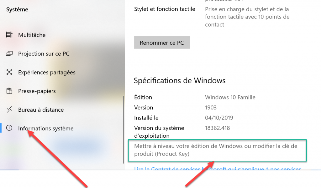 Bien activer sa clé de licence Windows 10 - Assistance à l