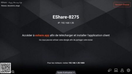 Eshare sur Android 