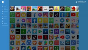 Interface UpToDown Appstore